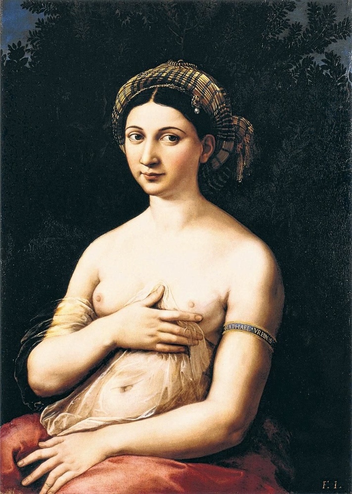 Raphaël, La Fornarina, 1518-1519., DR