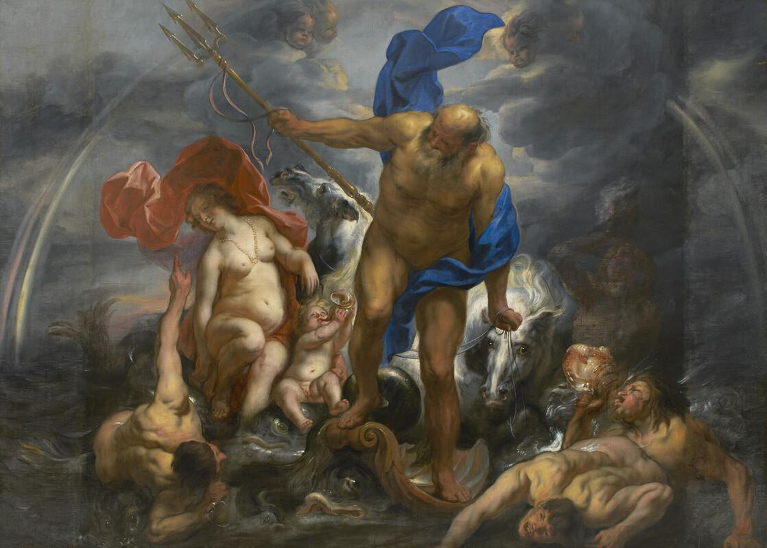 Jacob Jordaens I, Neptunus en Amphitrite, Collectie Stad Antwerpen, Rubenshuis