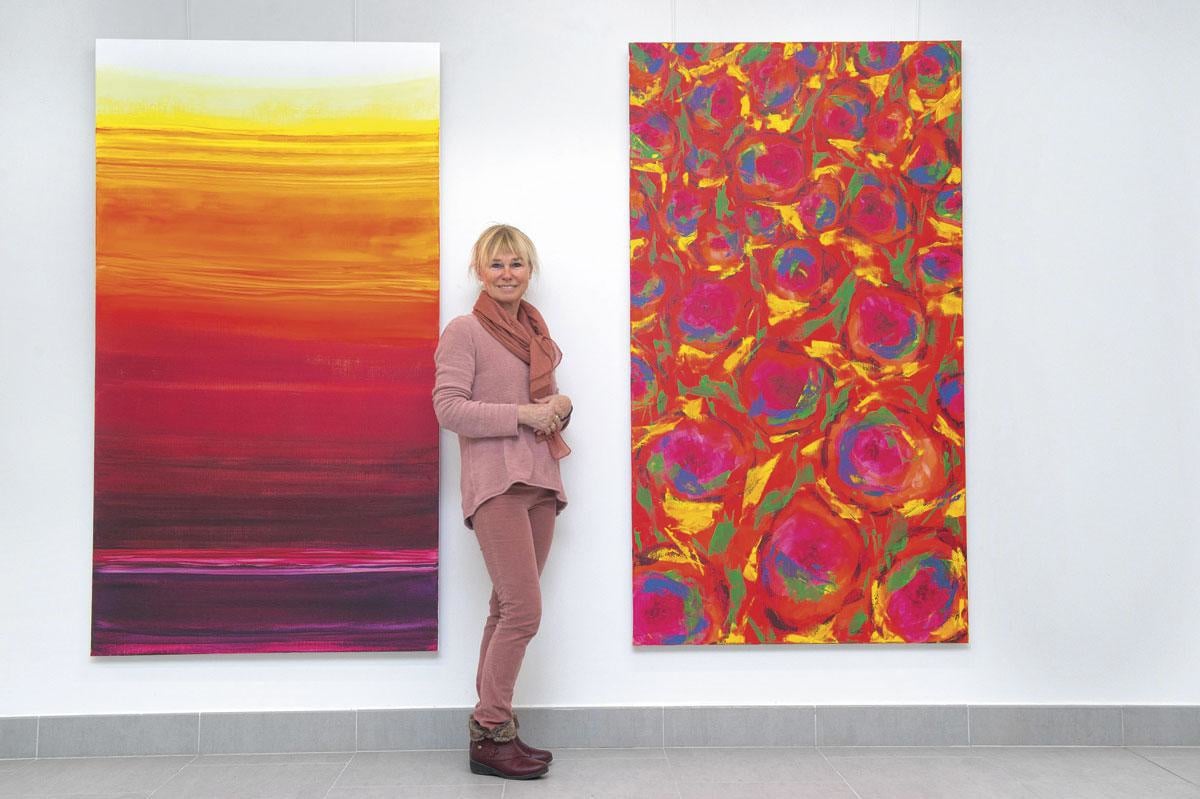 Anne Mariën exposeert in de galerie van het AZ Sint-Maarten in Mechelen., JERRY DE BRIE