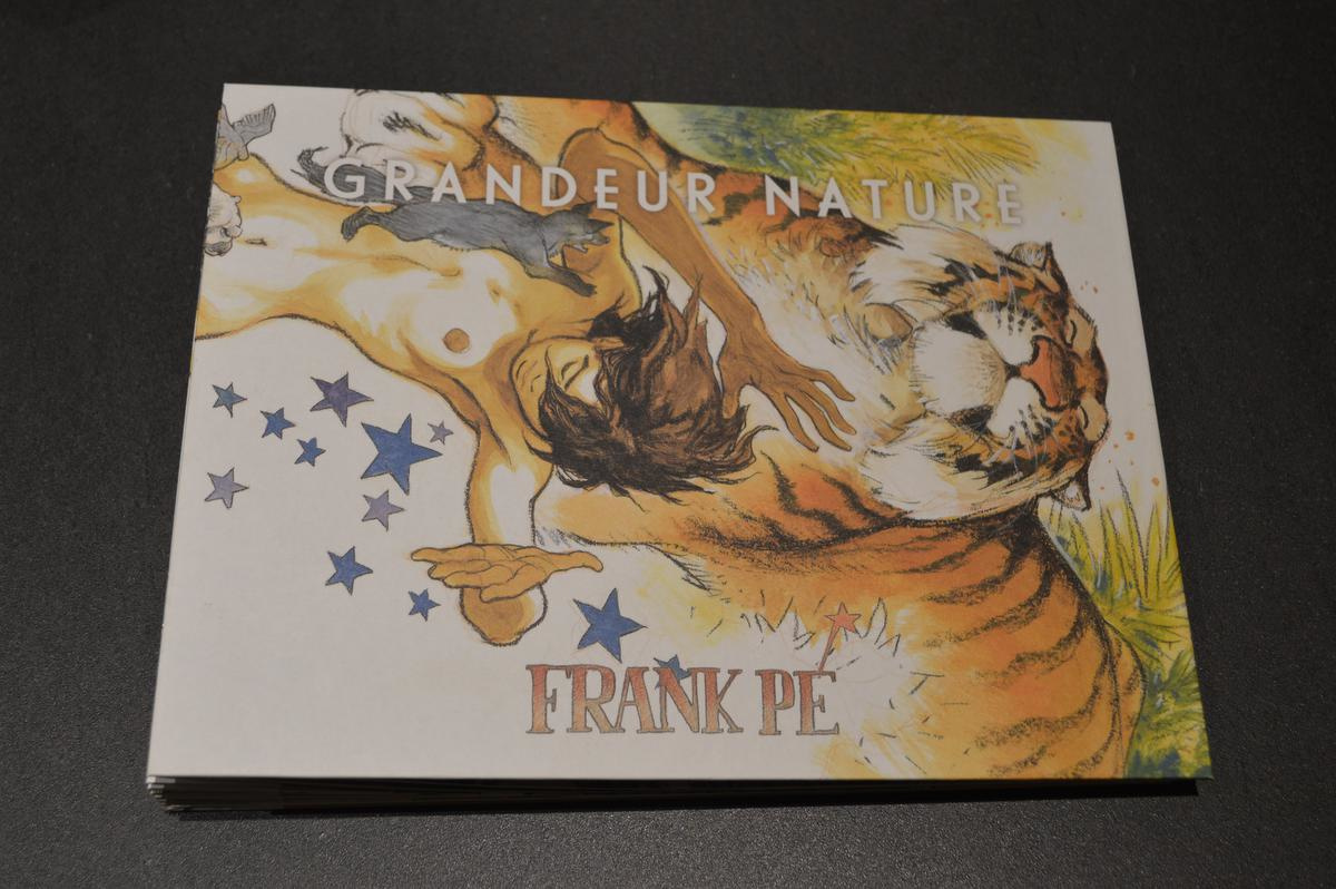 De uitgave die de drukkerij Snel naar aanleiding van de tentoonstelling 'Grandeur Nature' van Frank Pé realiseerde., AR