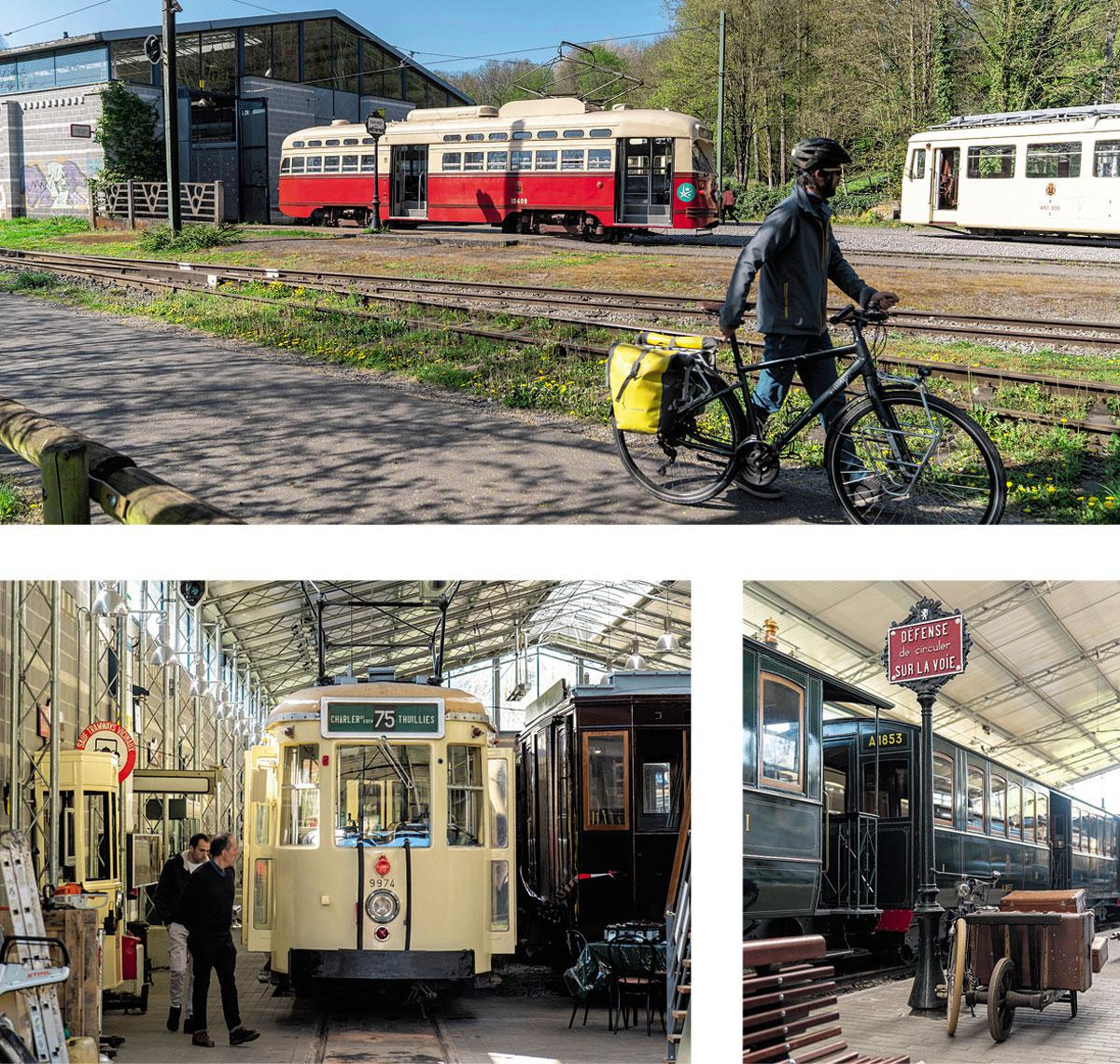 Le Musée du tramway vicinal possède une trentaine de motrices et wagons de tram, parfaitement restaurés., Photos Frédéric Raevens