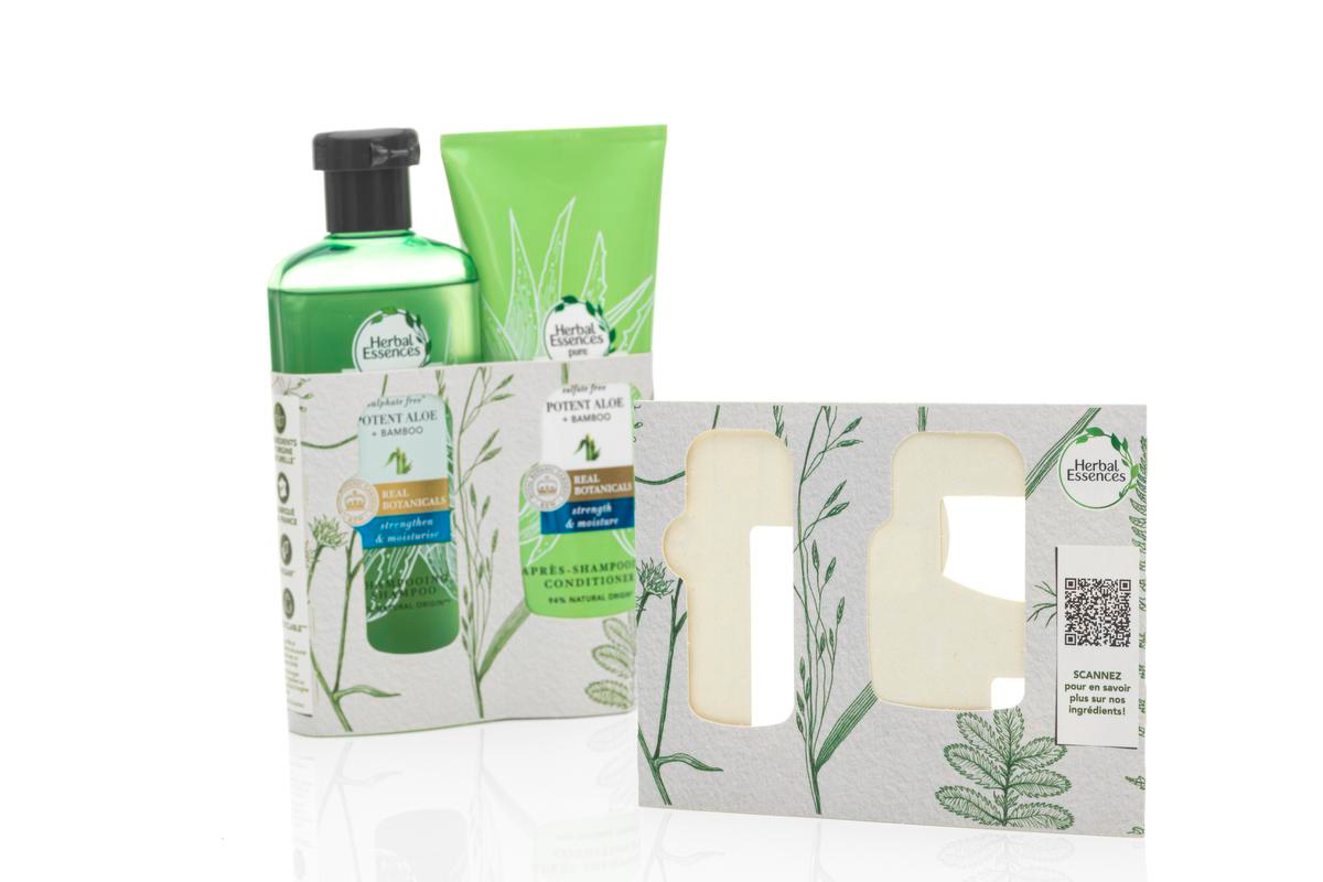 Le packaging Herbal Essences Shampoo Conditioner, pour Procter & Gamble., Wim Kluvers