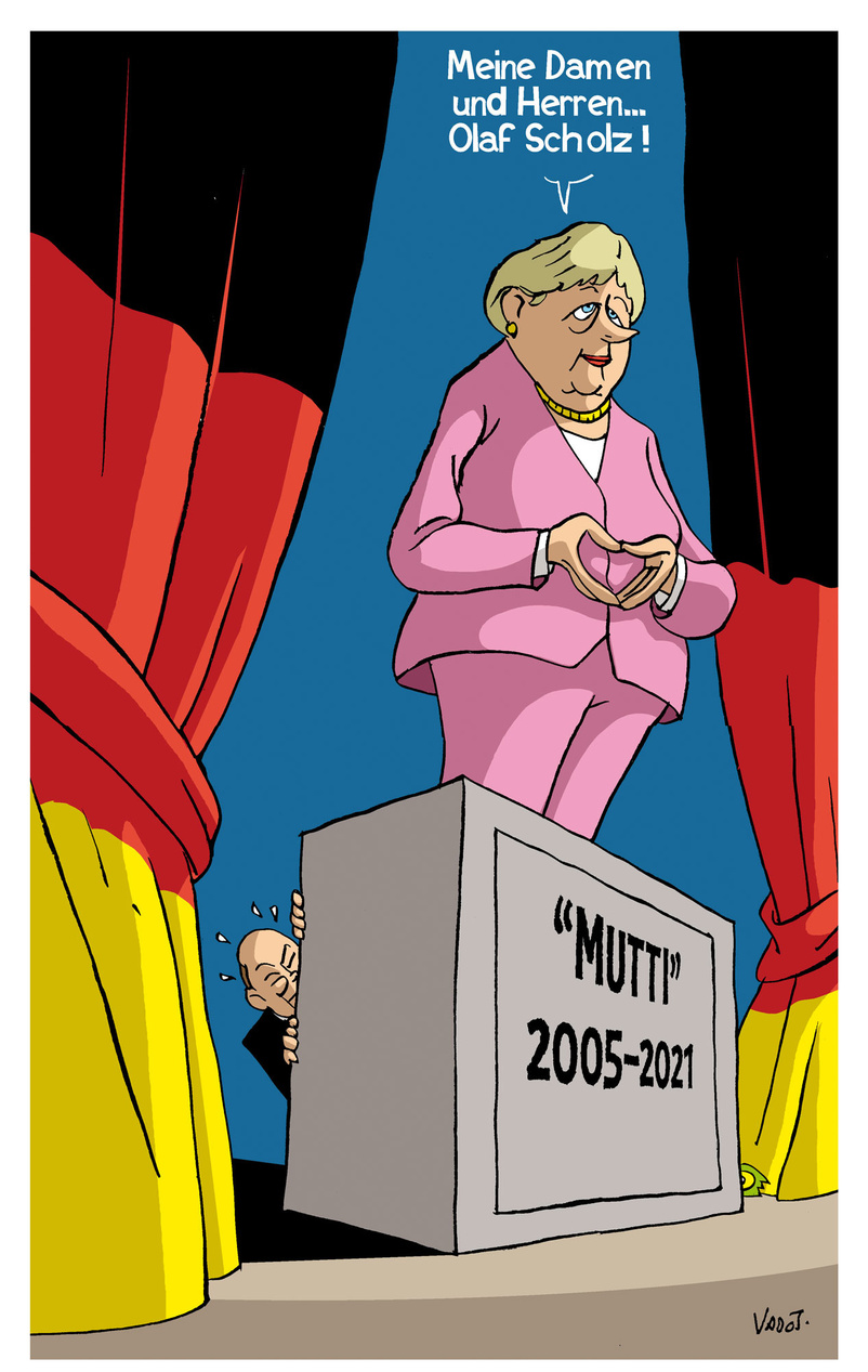 Olaf Scholz succède à Angela Merkel à la tête de l'Allemagne., Vadot