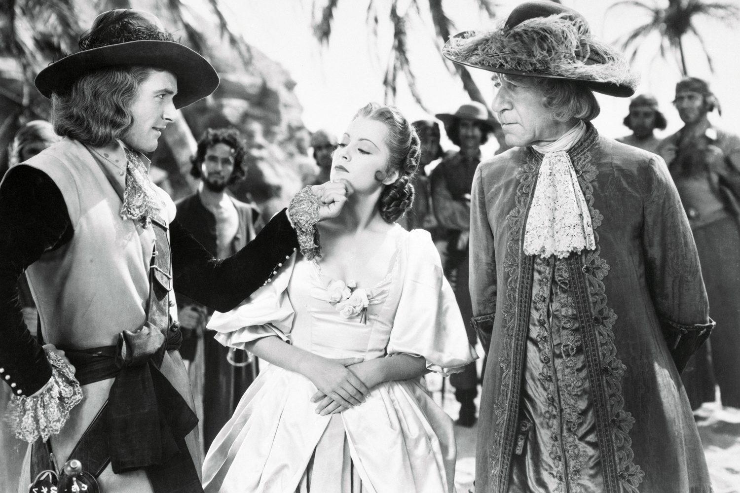 Olivia de Havilland, face à Errol Flynn dans Capitaine Blood, 1935, Getty Images