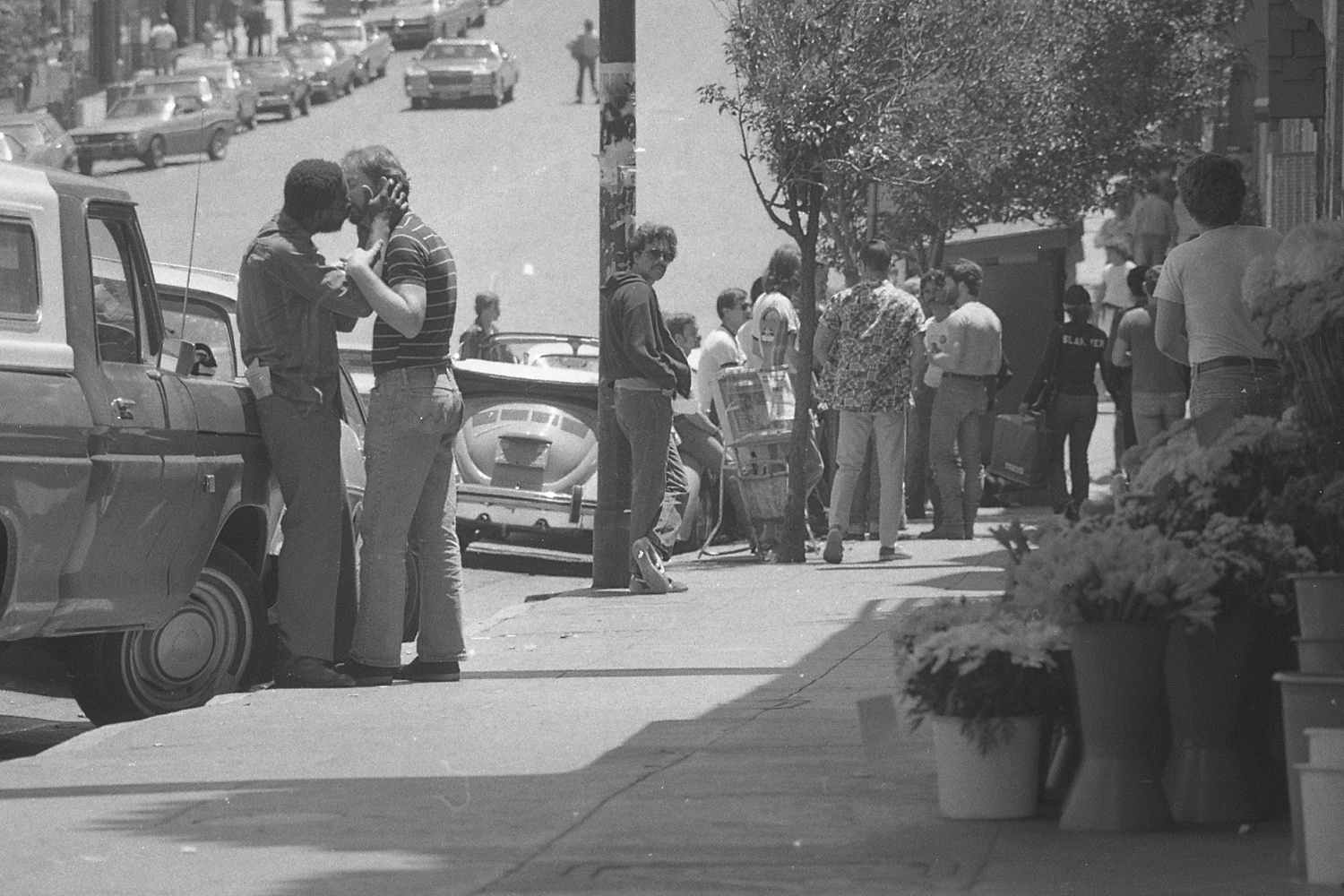 Quartier gay du Castro à San Francisco (Californie), à la fin des années 70, Getty Images