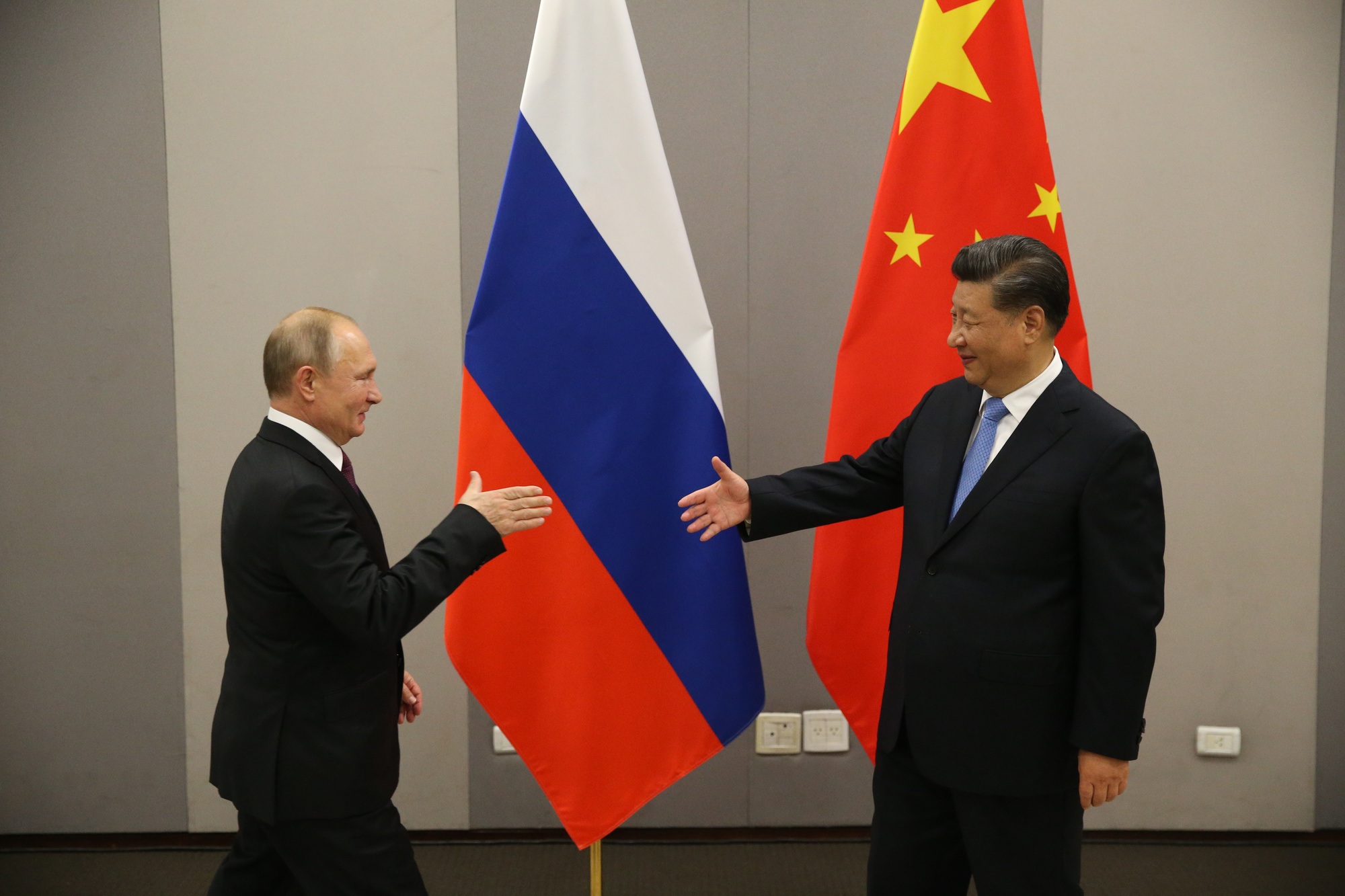 Vladimir Poutine et Xi Jinping en novembre 2019., GETTY