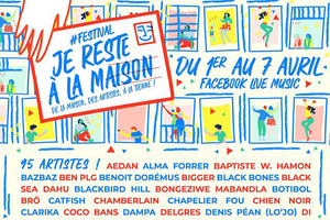 80 artistes à l'affiche du premier e-festival #JeResteALaMaison